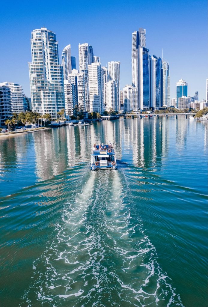 sunset river cruise surfers paradise